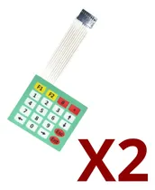 Comprar 2 Und Keypad Teclado Matricial 4x5 Membrana Adhesivo Arduino