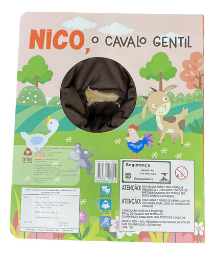 Livro Fantoche - Nico, O Cavalo Gentil
