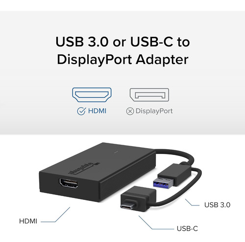 Adaptador Usb-c A Hdmi - Extiende Monitor Hasta 1440p