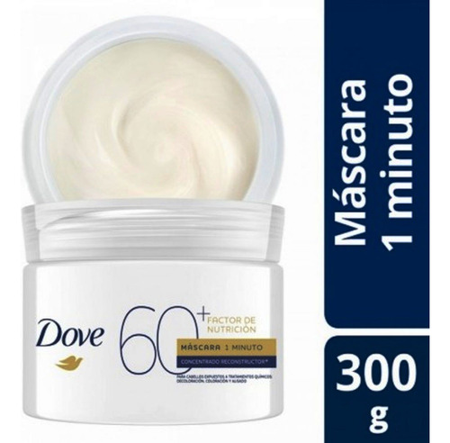 Máscara Dove 1 Minuto Factor De Nutrición 60 300g Dove