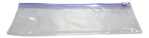 Kit 5 Estojo Zip Zap Cor Transparente Liso