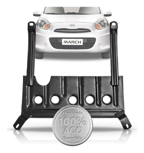 Protetor Carter Nissan Versa Peito De Aço Reforçado.