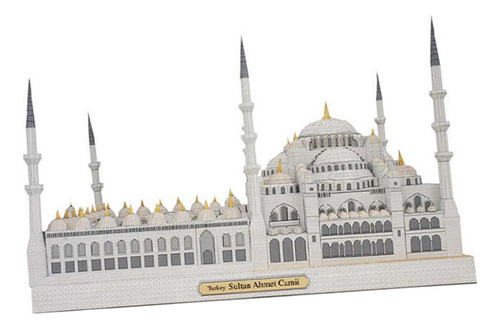 Turquia Mesquita Arquitetura Modelo Kits 3d Papel