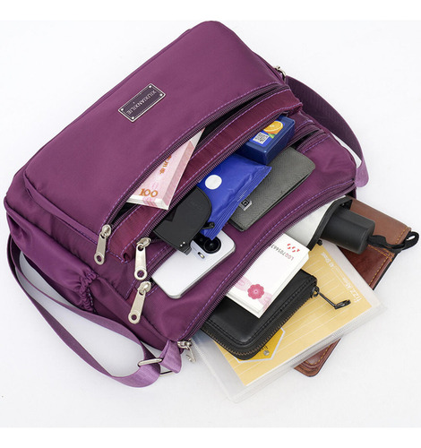 Bolso De Mujer Casual, Impermeable, Bolso De Hombro A La Mod
