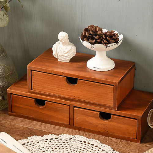 Organizador Da Mesa Com Gaveta Caixa De 49cmx12cmx7cm