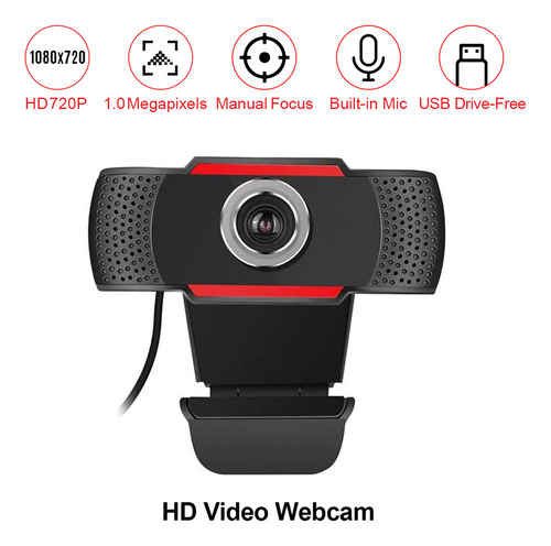 K Webcam Hd 720p Com Microfone Para Reuniões E Ensino