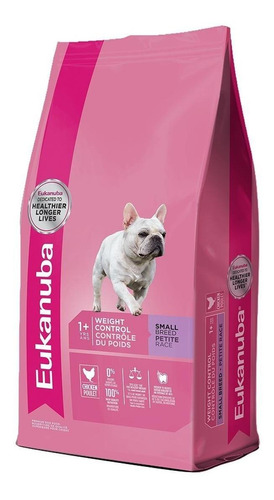 Imagen 1 de 2 de Alimento Eukanuba Weight Control para perro adulto de raza pequeña sabor mix en bolsa de 3 kg