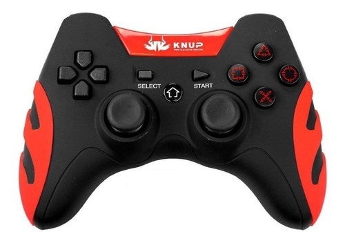 Controle joystick Knup KP-4032 vermelho