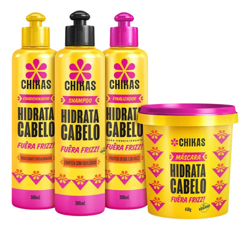 Kit Hidrata Cabelo Chikas Fuêra Frizz