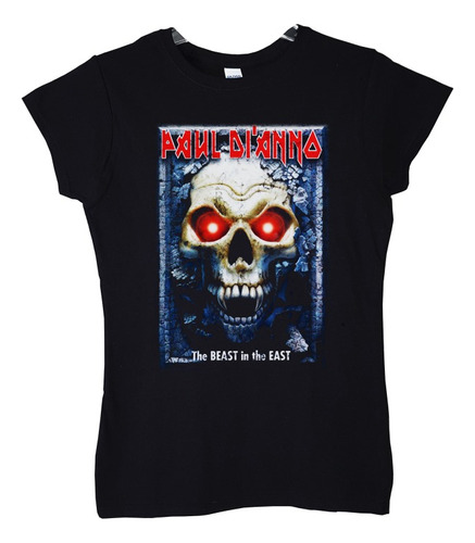 Polera Mujer Paul Di Anno The Beast In The East Metal Abomin