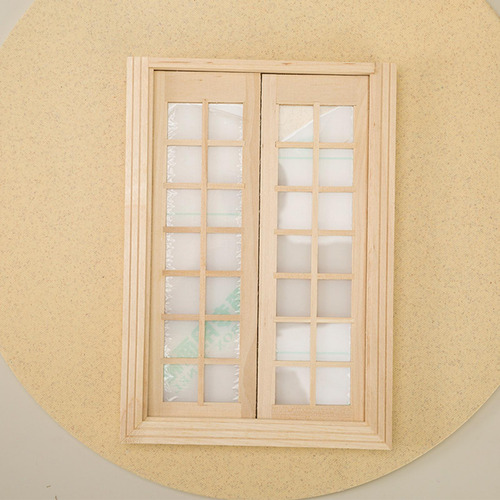 Mini Escena Accesorio Casa De Muñecas Ventana De Puerta