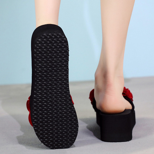 Chanclas Casuales De Verano Con Punta Con Clip Para Mujer, A