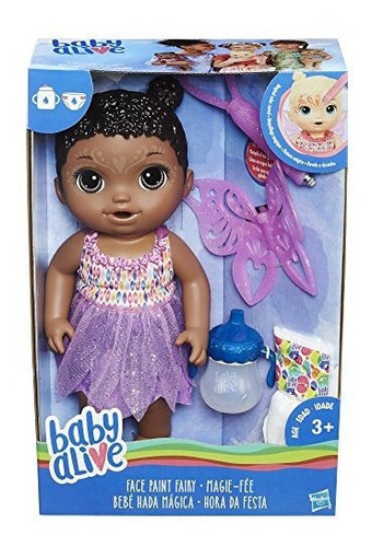 Baby Alive Face Paint Fairy (afroamericano)