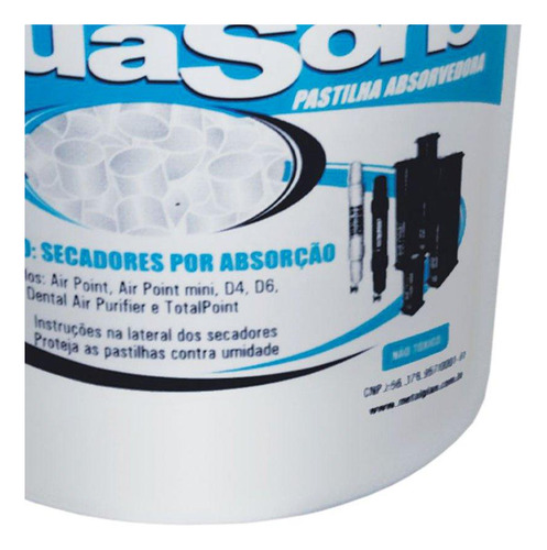 Pastilhas Absorvedoras Refil 1kg Secador - Metalplan