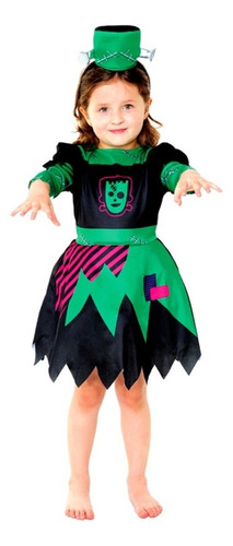 Traje Disfraz Frankenstein Halloween + Maquillaje
