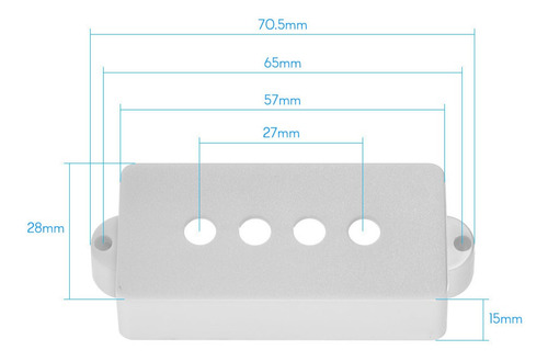 Imagen 3 de 6 de Fundas Para Pastillas De Bajo De 2 Piezas De Accesorios De B