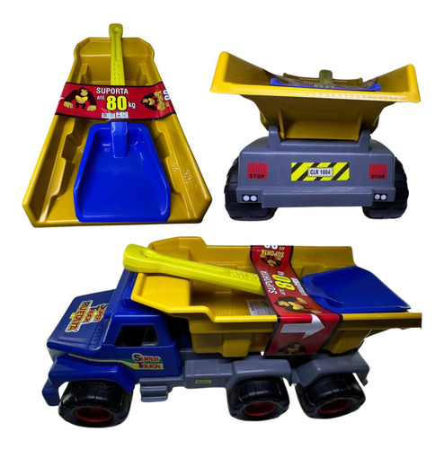 Caminhão Super Truck Gigante Resistente Suporta Ate 80kg