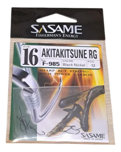Anzuelos Sasame Akitakitsune Rg F-985 Nro 16 X 12 Pcs Japon