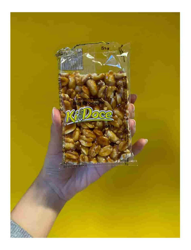 Pé De Moleque Crocante Big Ki-doce Com 20 Unidades De 51g
