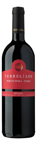 Caja De 6 Vino Tinto Terreliade Nero D'avola 750 Ml