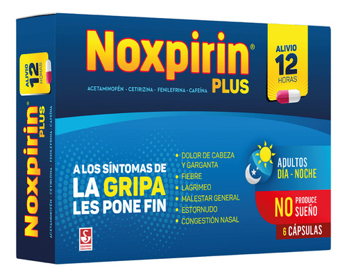 Noxpirin Plus Caja X 6 Capsulas