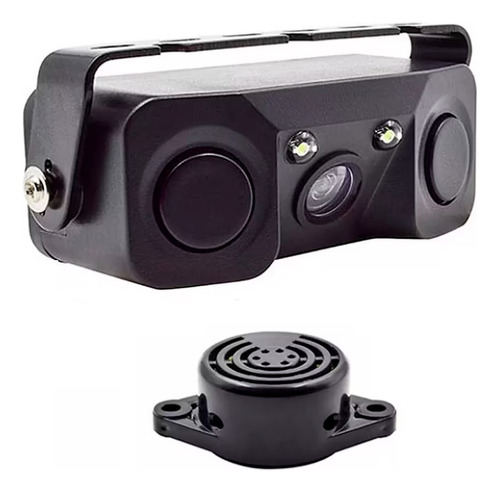 Camara Con Sensor De Reversa Doble Rca