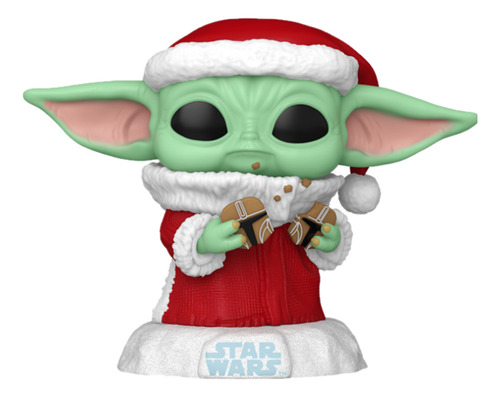 Grogu Santa The Mandalorian Holiday 2024 Por Funko Pop