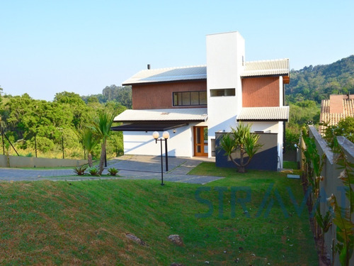 Imagem 5 de 30 de Casa Muito Ampla, Iluminada E Com Vista Magnífica. Acabamento Primoroso, Alto Padrão, Totalmente Equipada, 04 Suítes, Sendo Uma No Piso Térreo E 03 No - Ca00654 - 67774208