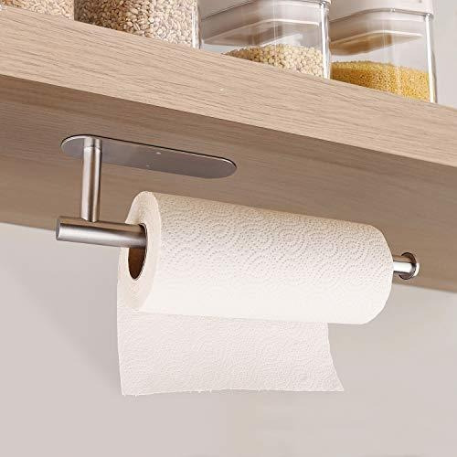 Portarrollo Para Papel De Cocina De Acero Inoxidable