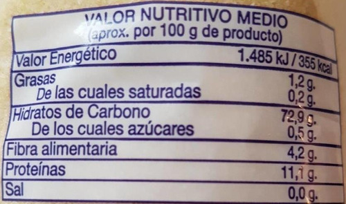Imagen 2 de 2 de Semola De Trigo