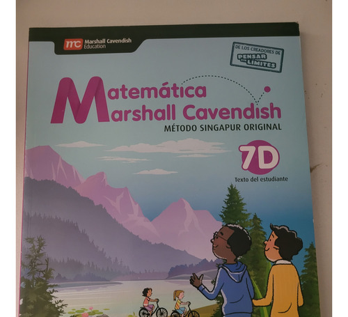 Pensar Sin Límites, Matematica Marshal Cavendish 7mo.