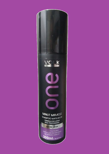 Shampoo Matizador One Minut Miracle 300ml S/sal - Volk