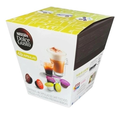 Cápsulas Café Dolce Gusto Nescafé Variedad De Sabores 48 Pza