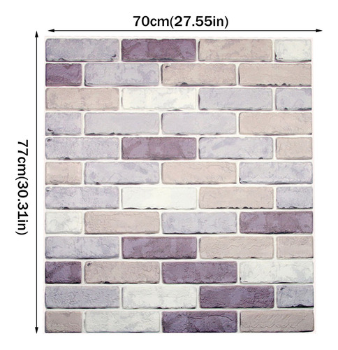 I New Pe Foam Diy Decoración De Pared Para Pared, Ladrillo G