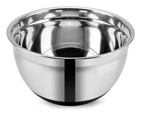 Bowl De Acero Inoxidable 20cm Con Base Antideslizante