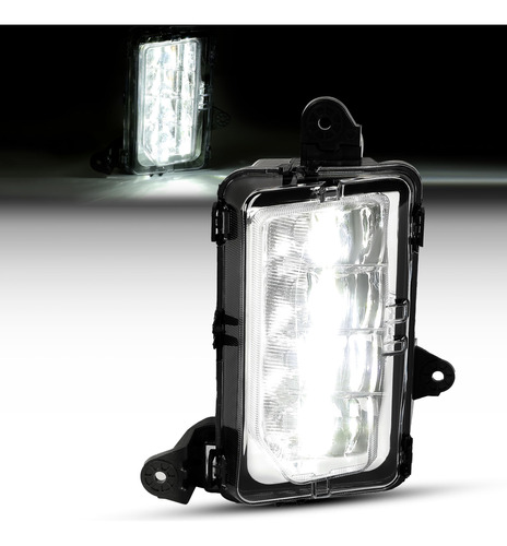 Hecasa Luz Antiniebla Led Para Gmc Sierra 1500 Denali Blanca