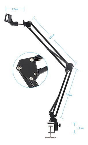 Microphone Arm Stand Boom Arm Stand For Podcasting