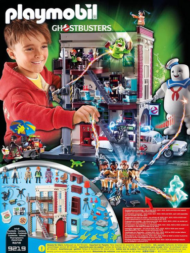 Estación De Bomberos De Los Cazafantasmas De Playmobil