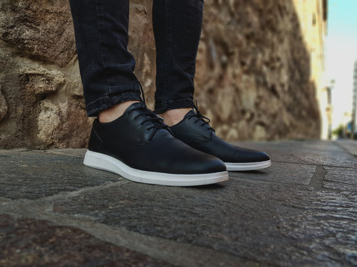 Imagen 9 de 10 de Zapatos Zapatillas De Vestir Urbano Cuero Hombre Libertarios