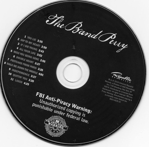 Cd: The Band Perry