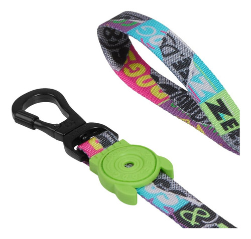Guia Para Cachorro Estampada Lords Of Zeetown Zeedog Cor Manifesto - P
