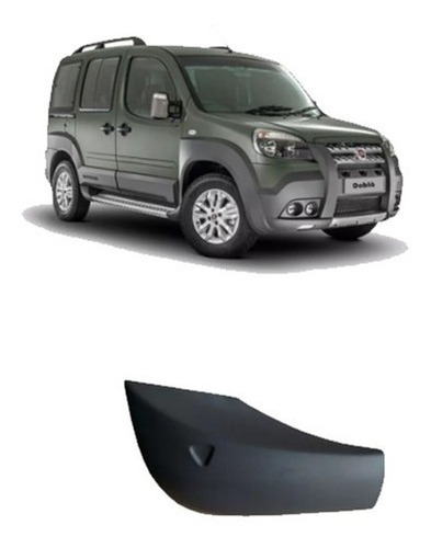 Moldura Estribo Traseiro Direito Doblo 2011 2012 2013 Fiat