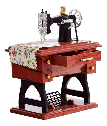 Caja De Para De Coser, Caja De Cantante Vintage, Pequeña