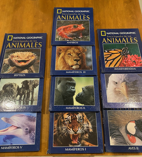 Enciclopedia De Los Animales - National Geographic 10 Tomos