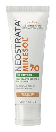 Protetor Solar Facial Neostrata Minesol Medio Escuro 40g