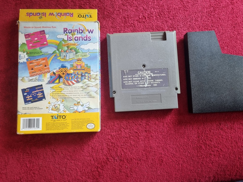 Rainbow Islands Nes En Caja Totalmente Original Nintendo Tai (Usado)