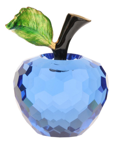 La Estatua De La Fruta De Cristal Esculpe Los Adornos Azul