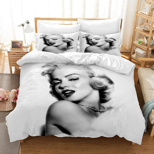  Marilyn Monroe Duvet Cover Set Vintage D Oil Printing ...
