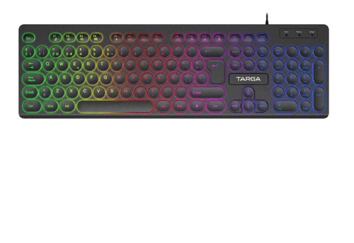 Imagen 1 de 5 de Teclado Gamer Jupiter 150 Backlit Targa