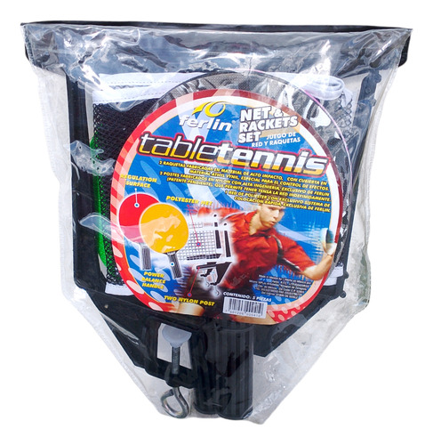 Set De Ping Pong, 2 Raquetas, Red Y Funda